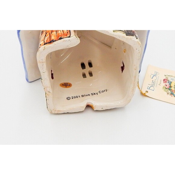 Blue Sky Clayworks BLUE SKIES Tea Light House Heather Goldminc Small 2001 - Picture 8 of 11